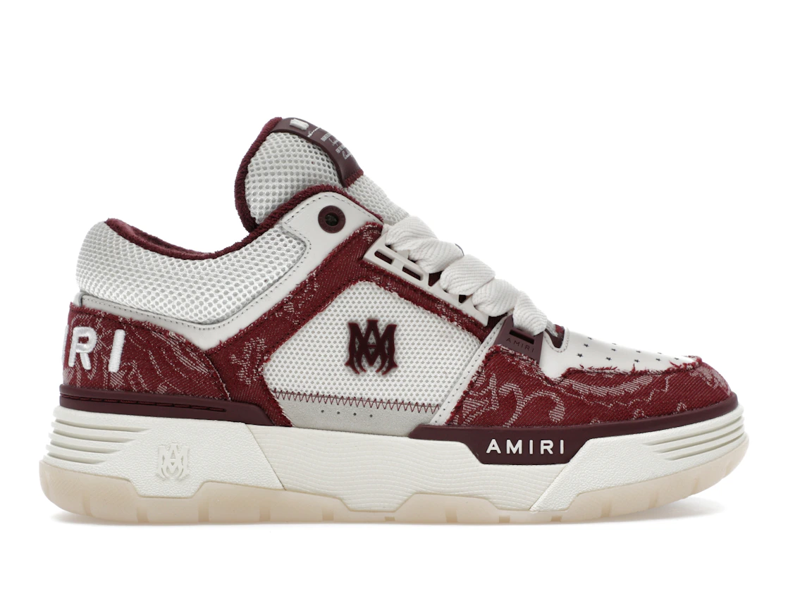 Vue 1 de AMIRI MA-1 Bandana Denim Burgundy