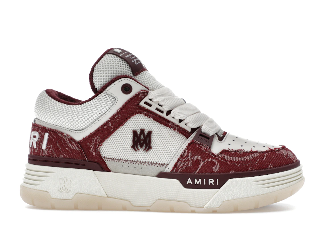 Vue 2 de AMIRI MA-1 Bandana Denim Burgundy