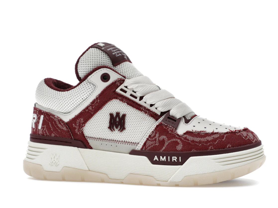 Vue 3 de AMIRI MA-1 Bandana Denim Burgundy