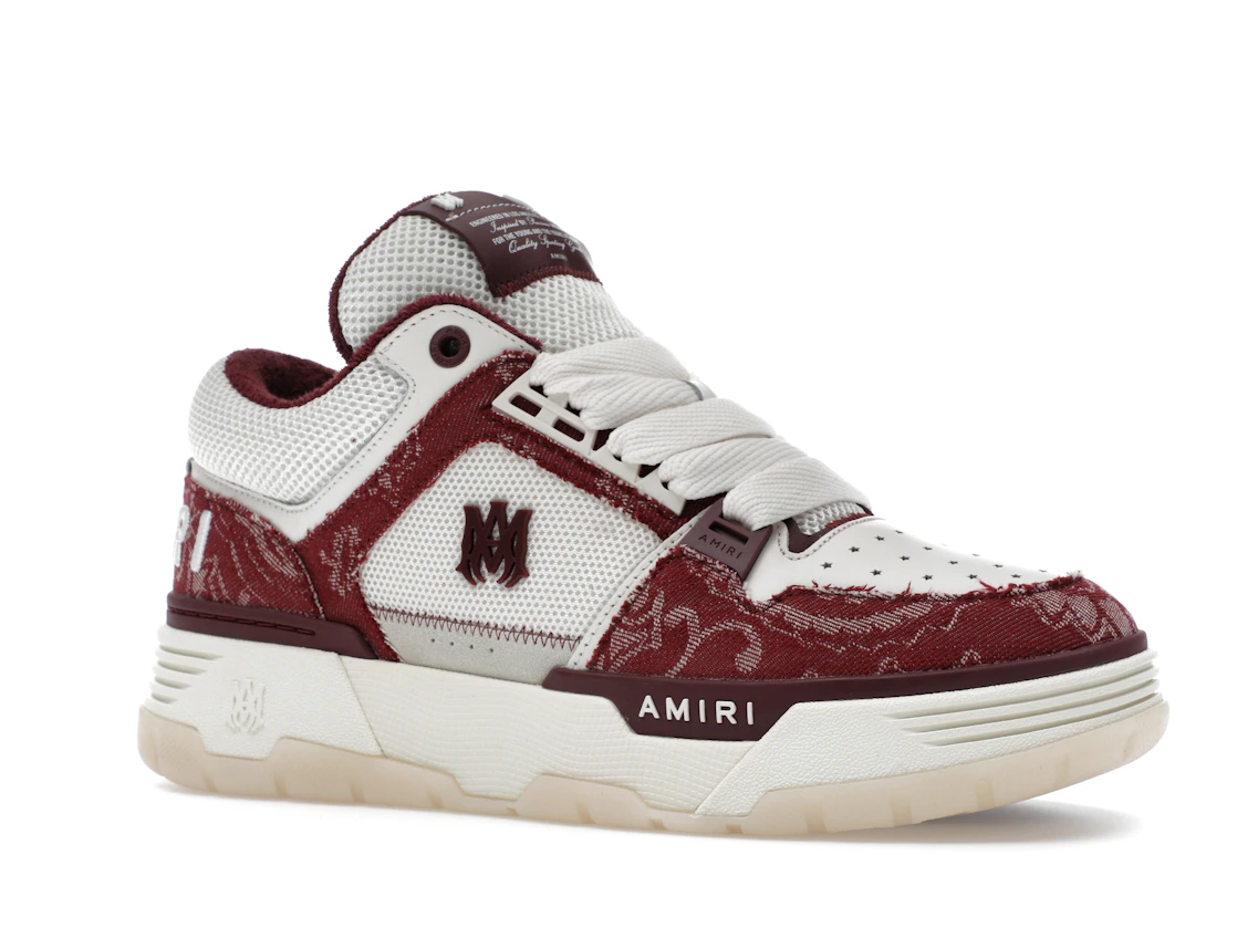 Vue 4 de AMIRI MA-1 Bandana Denim Burgundy
