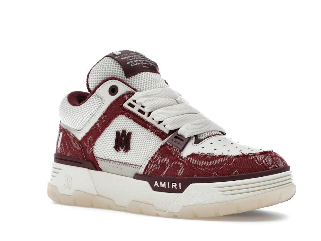 Vue 5 de AMIRI MA-1 Bandana Denim Burgundy