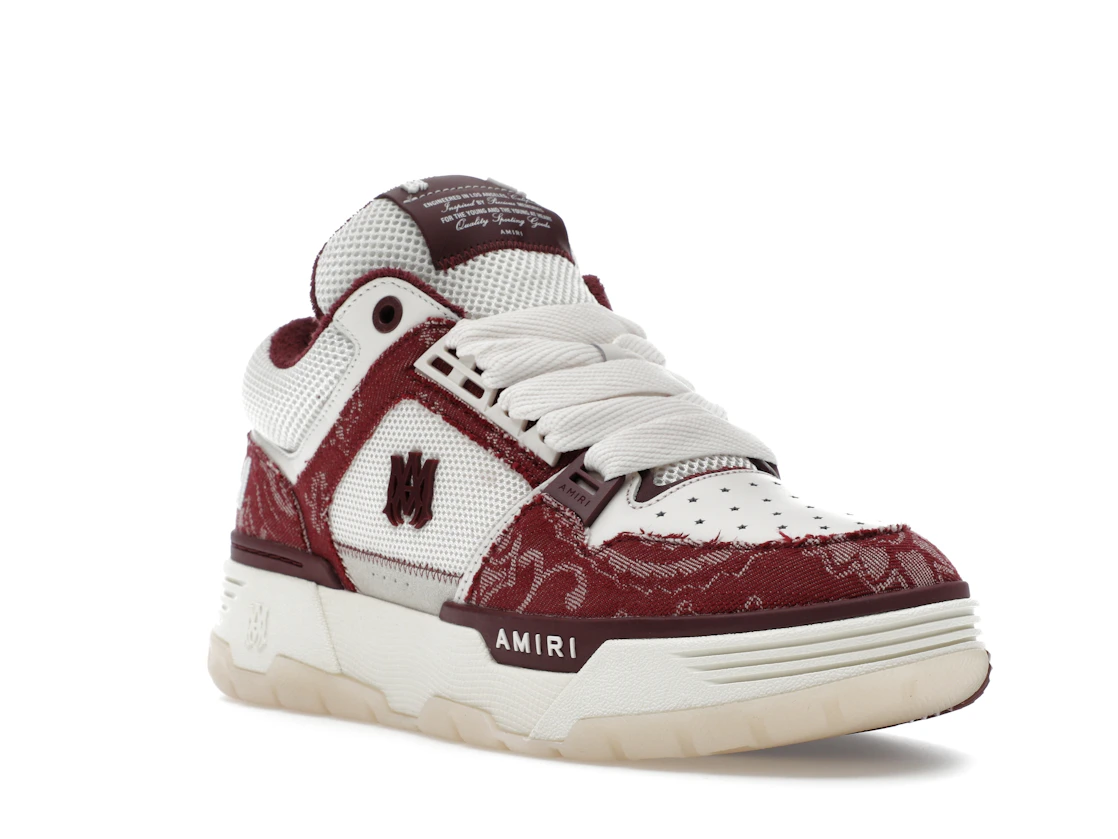 Vue 6 de AMIRI MA-1 Bandana Denim Burgundy