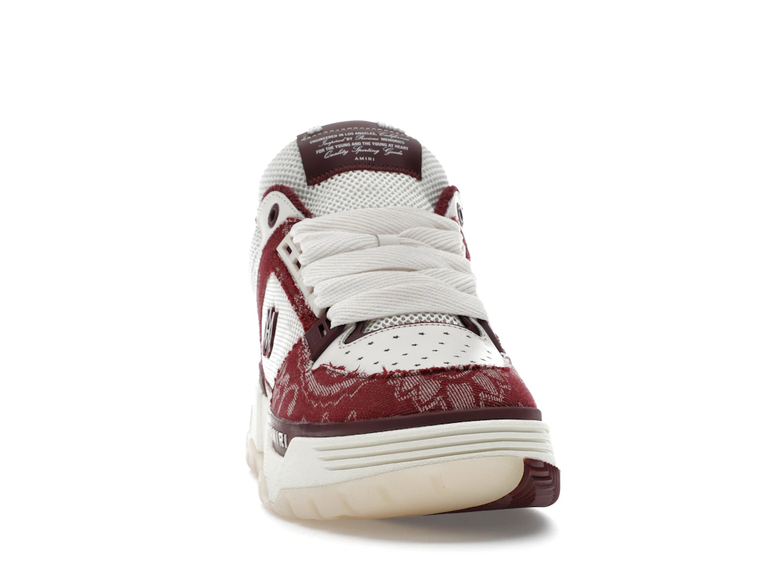 Vue 9 de AMIRI MA-1 Bandana Denim Burgundy