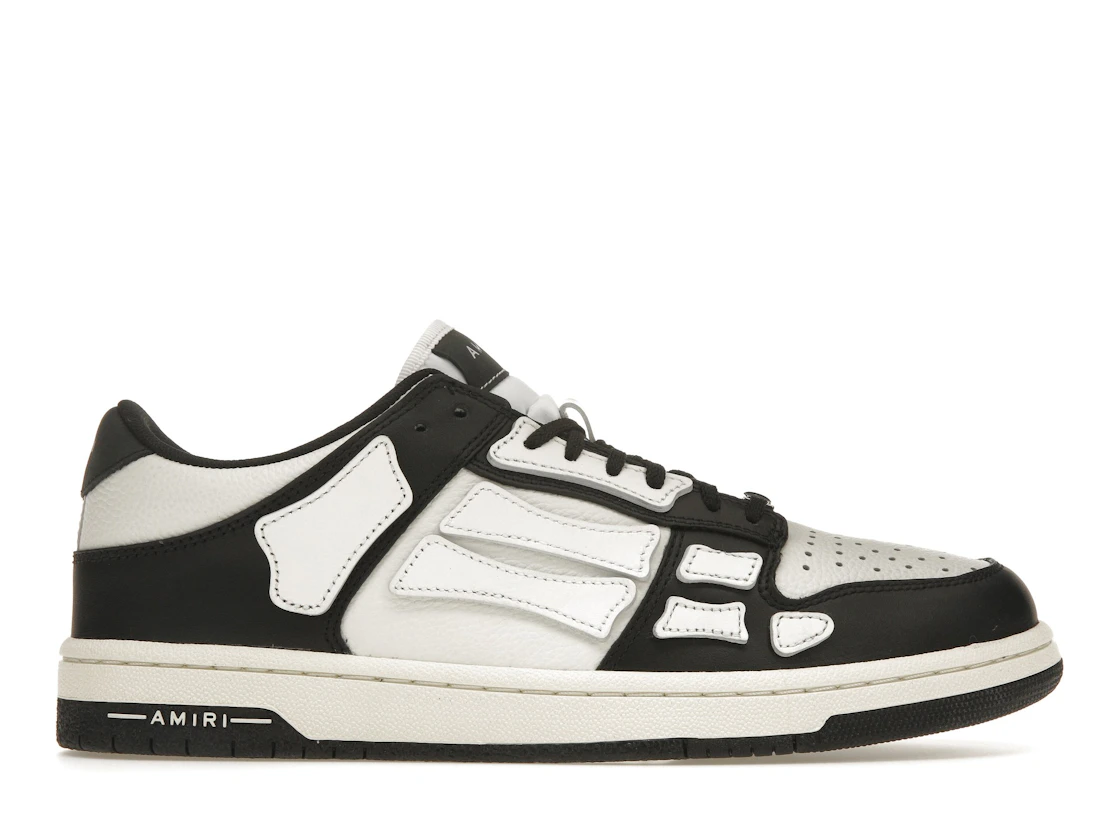Vue 1 de AMIRI Skel Top Low Black White