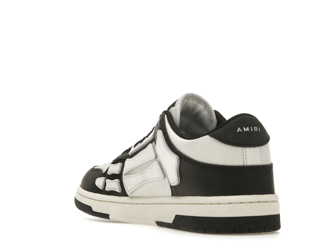 Vue 25 de AMIRI Skel Top Low Black White