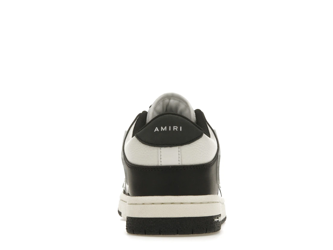 Vue 28 de AMIRI Skel Top Low Black White