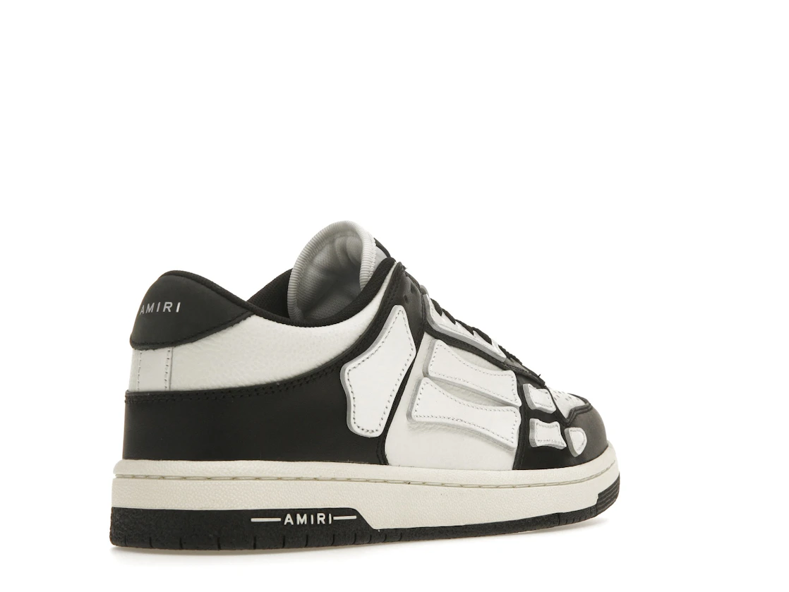 Vue 32 de AMIRI Skel Top Low Black White