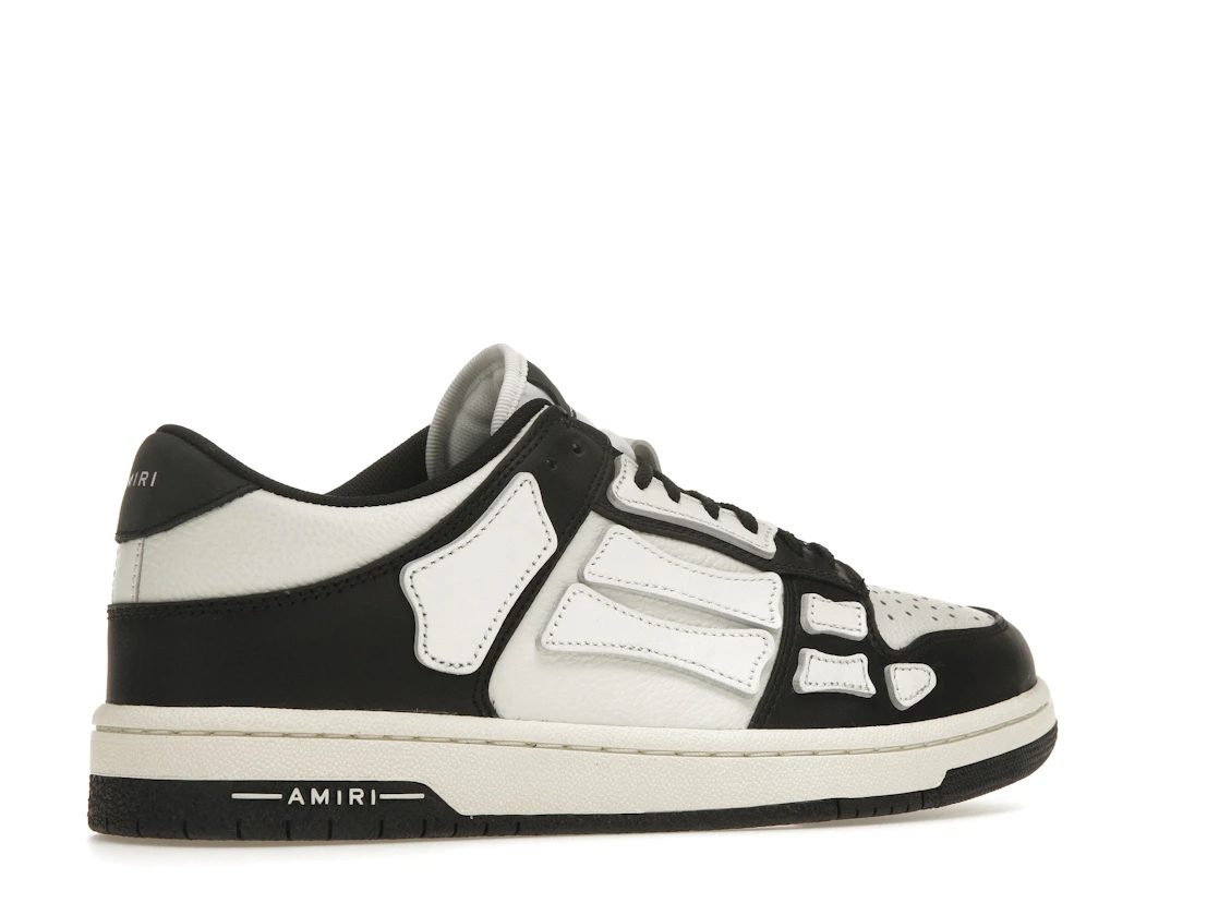 Vue 34 de AMIRI Skel Top Low Black White