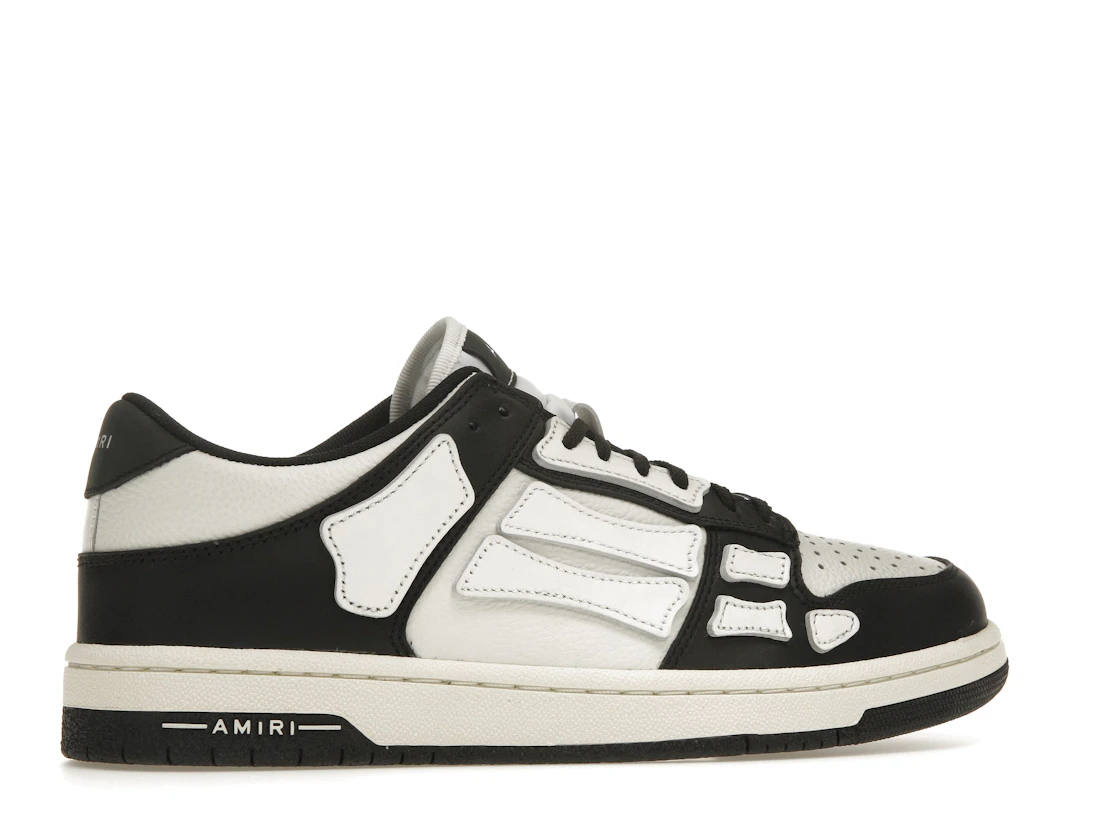 Vue 35 de AMIRI Skel Top Low Black White