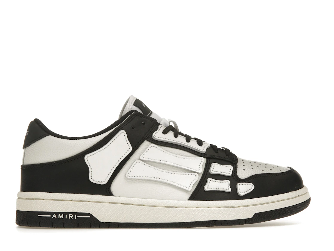 Vue 36 de AMIRI Skel Top Low Black White