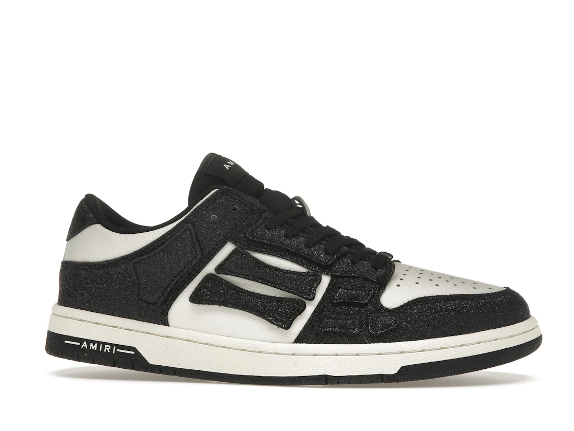 Vue 2 de AMIRI Skel Top Low Shimmer Black White