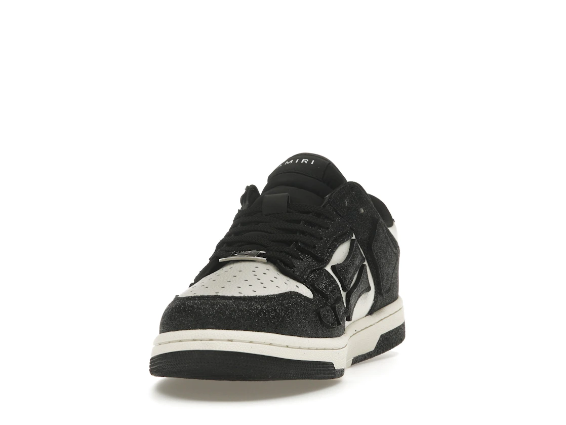 Vue 12 de AMIRI Skel Top Low Shimmer Black White