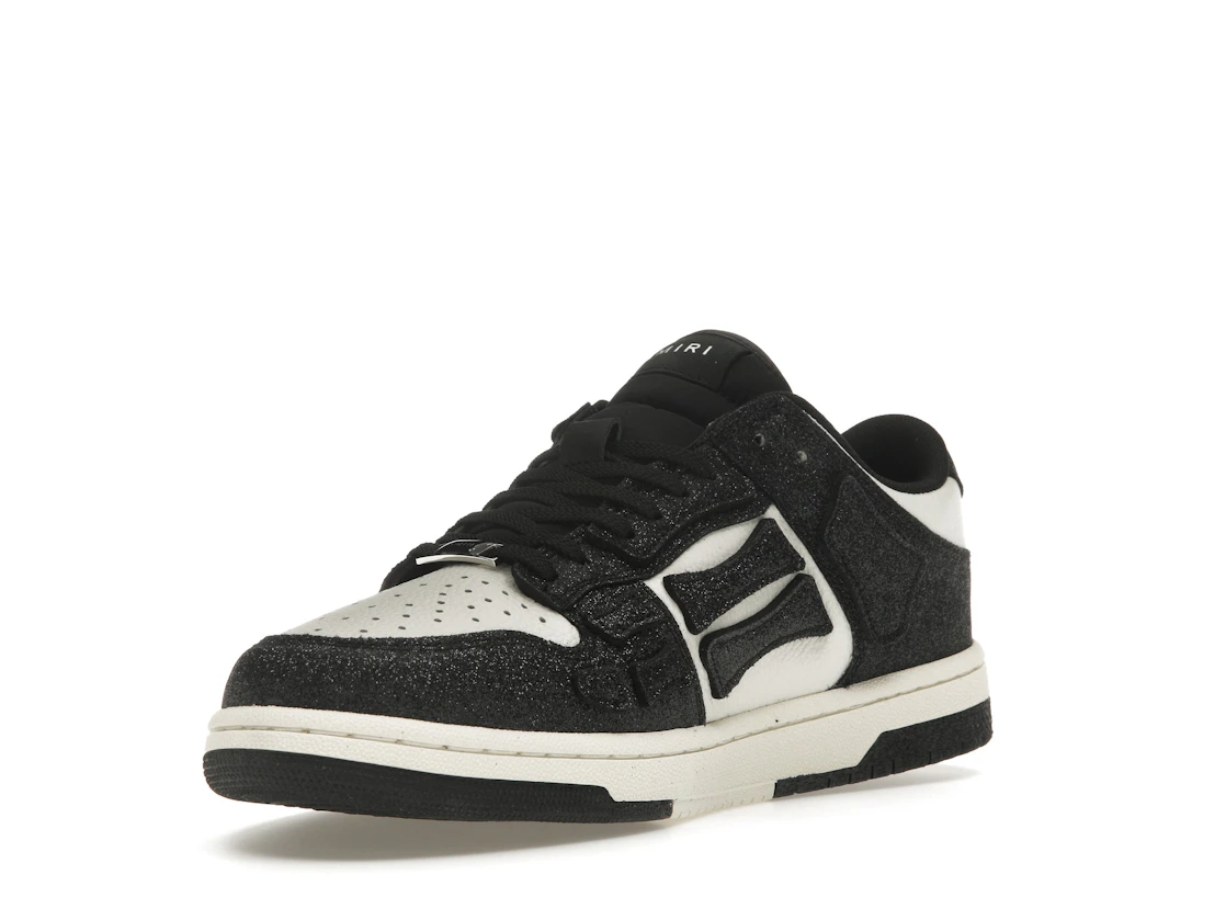Vue 14 de AMIRI Skel Top Low Shimmer Black White