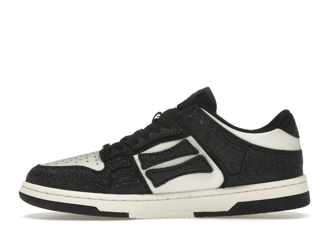 Vue 19 de AMIRI Skel Top Low Shimmer Black White
