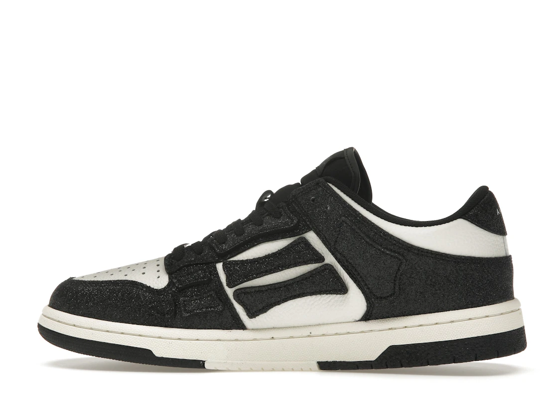 Vue 20 de AMIRI Skel Top Low Shimmer Black White