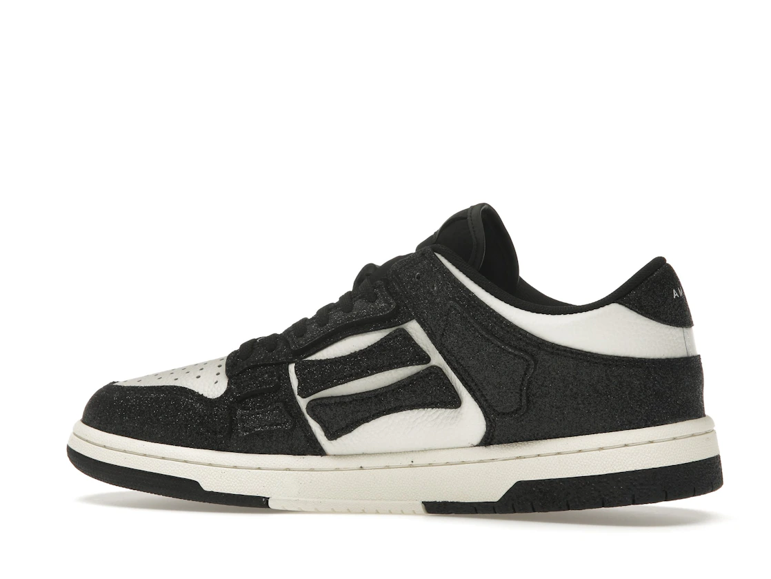 Vue 21 de AMIRI Skel Top Low Shimmer Black White