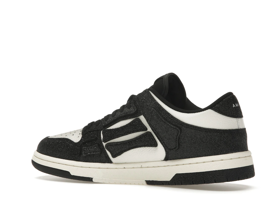Vue 22 de AMIRI Skel Top Low Shimmer Black White