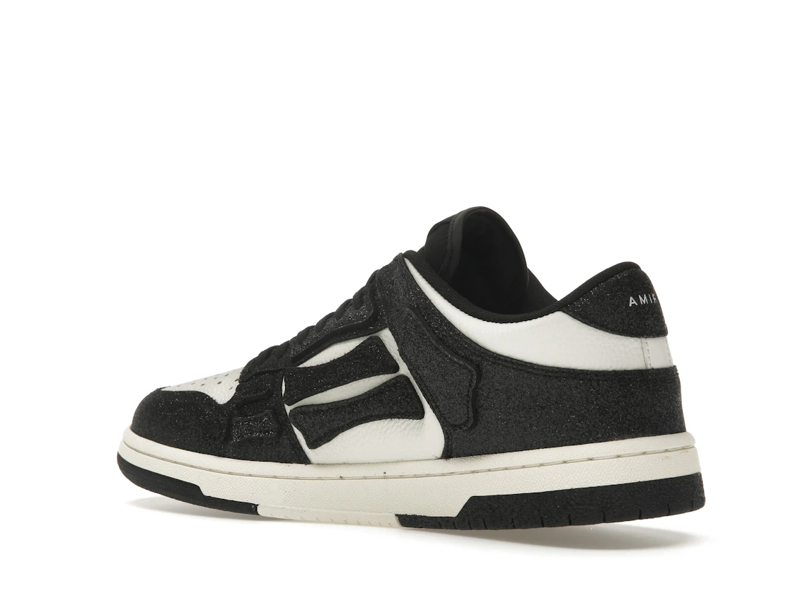 Vue 23 de AMIRI Skel Top Low Shimmer Black White