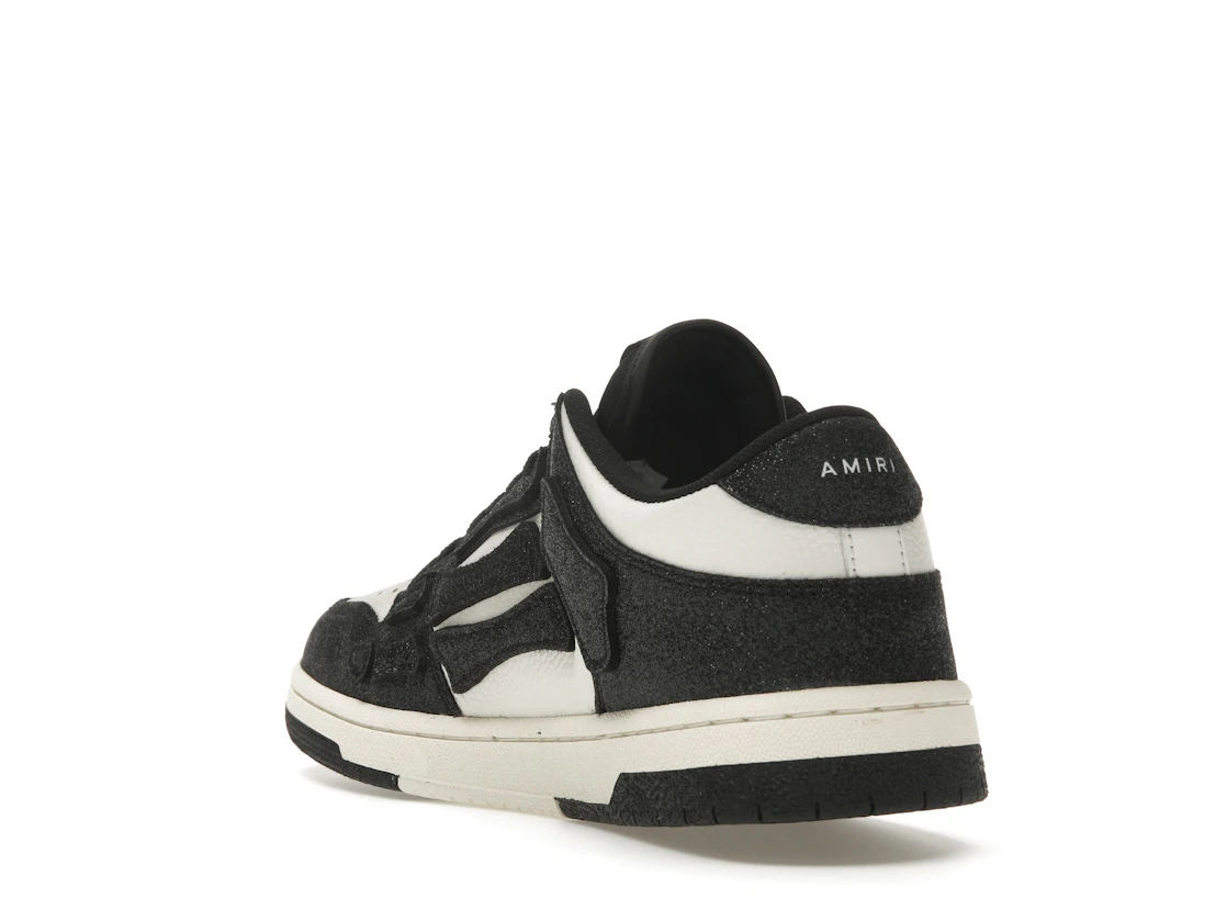 Vue 25 de AMIRI Skel Top Low Shimmer Black White