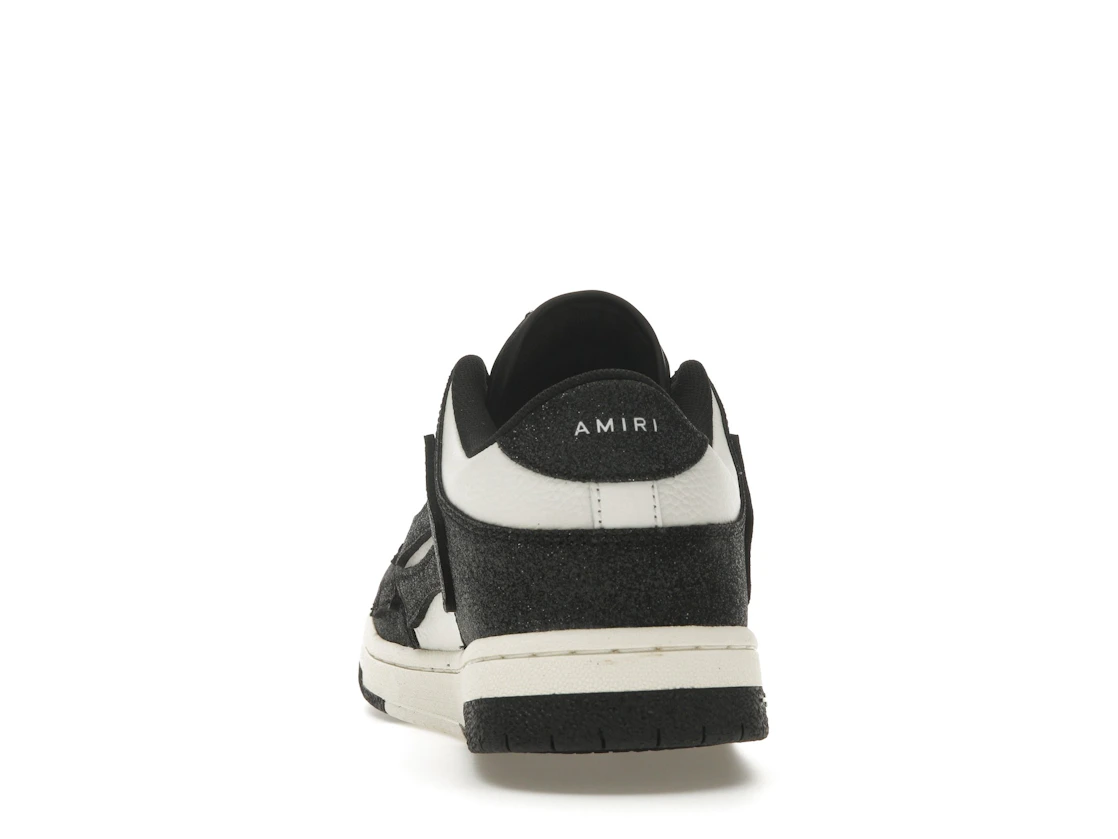 Vue 27 de AMIRI Skel Top Low Shimmer Black White