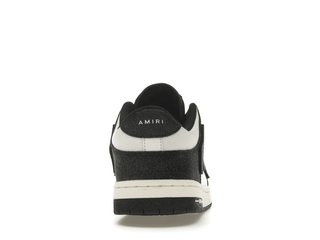 Vue 28 de AMIRI Skel Top Low Shimmer Black White