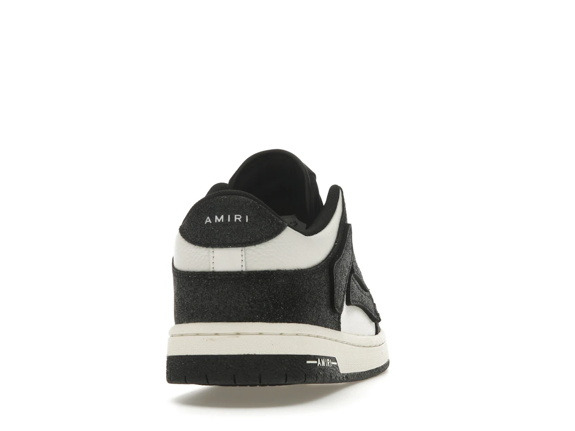 Vue 29 de AMIRI Skel Top Low Shimmer Black White