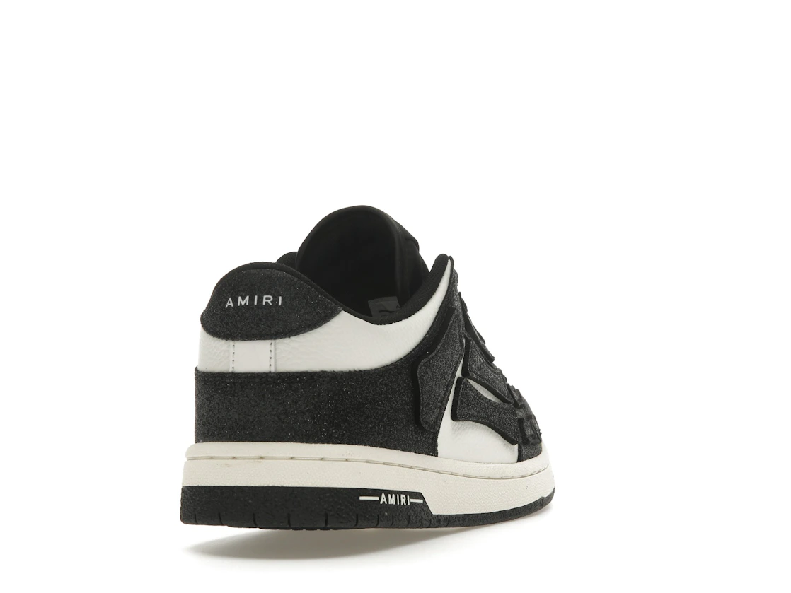 Vue 30 de AMIRI Skel Top Low Shimmer Black White