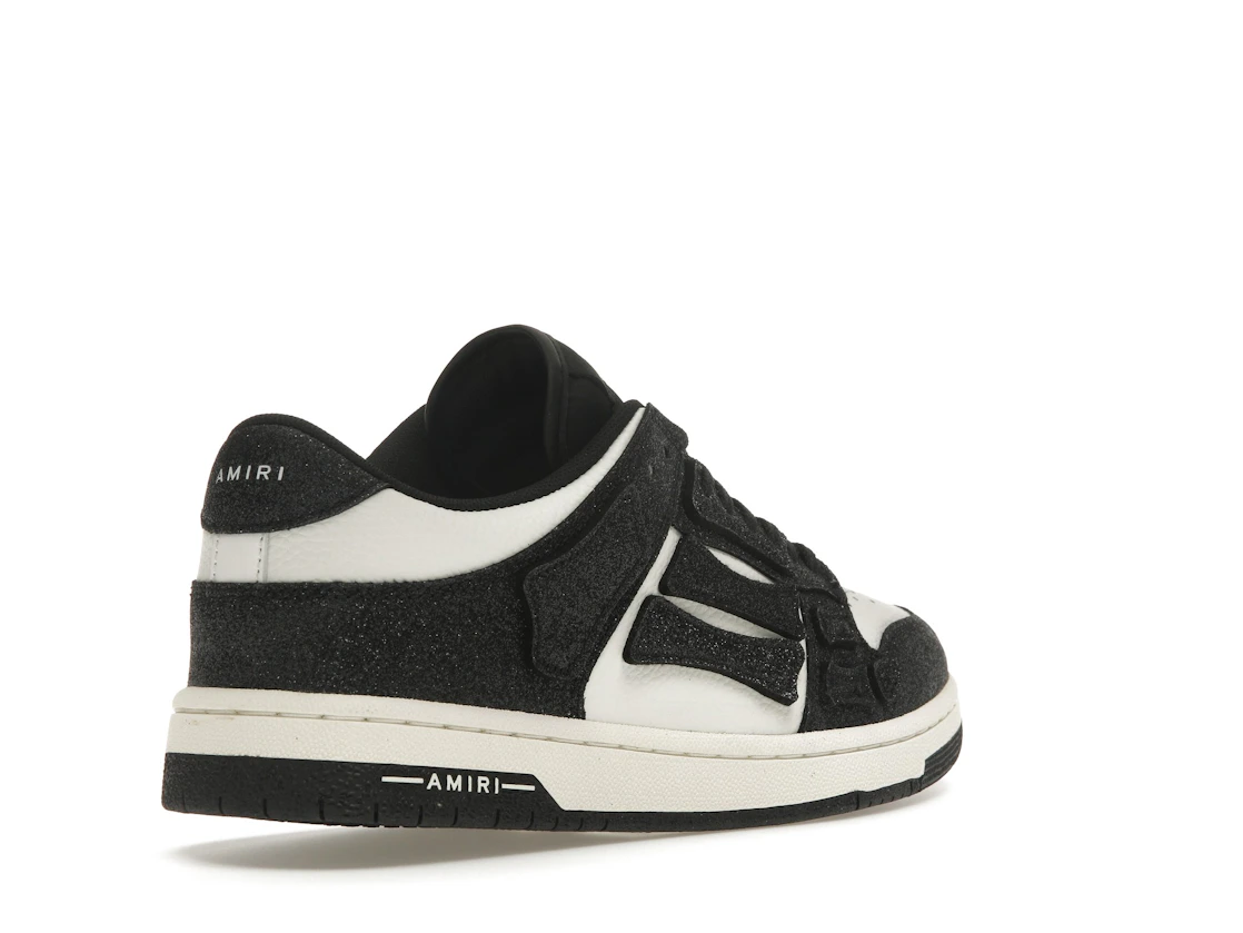 Vue 32 de AMIRI Skel Top Low Shimmer Black White