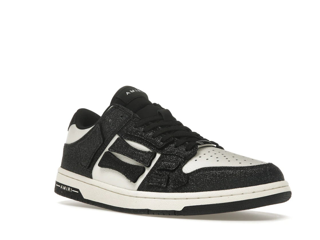 Vue 5 de AMIRI Skel Top Low Shimmer Black White