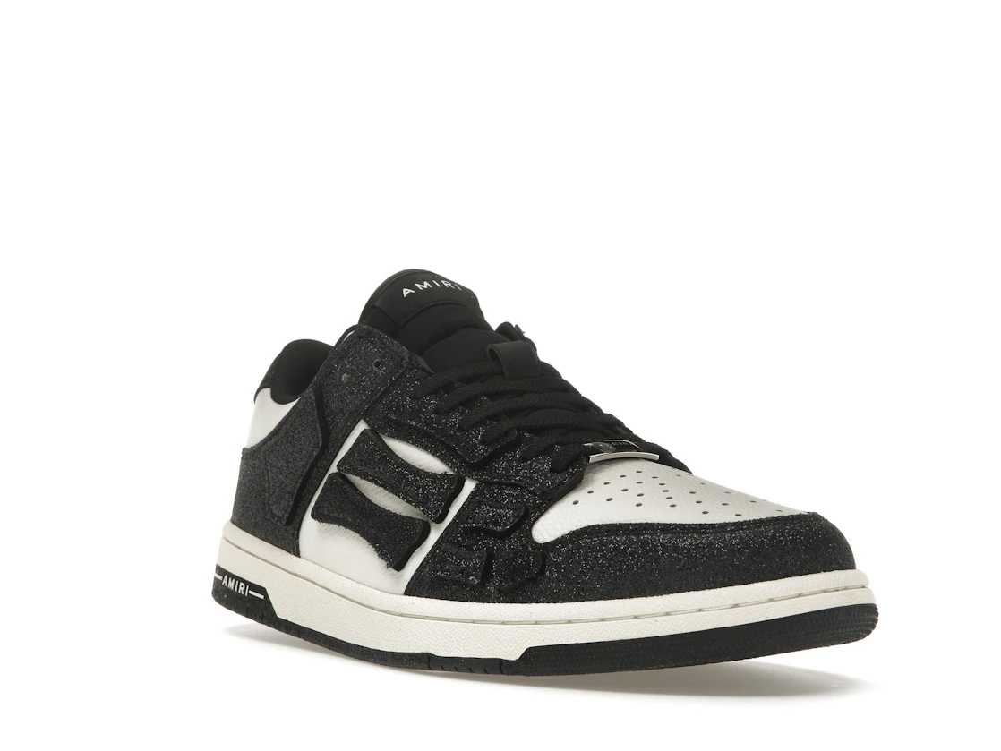 Vue 6 de AMIRI Skel Top Low Shimmer Black White