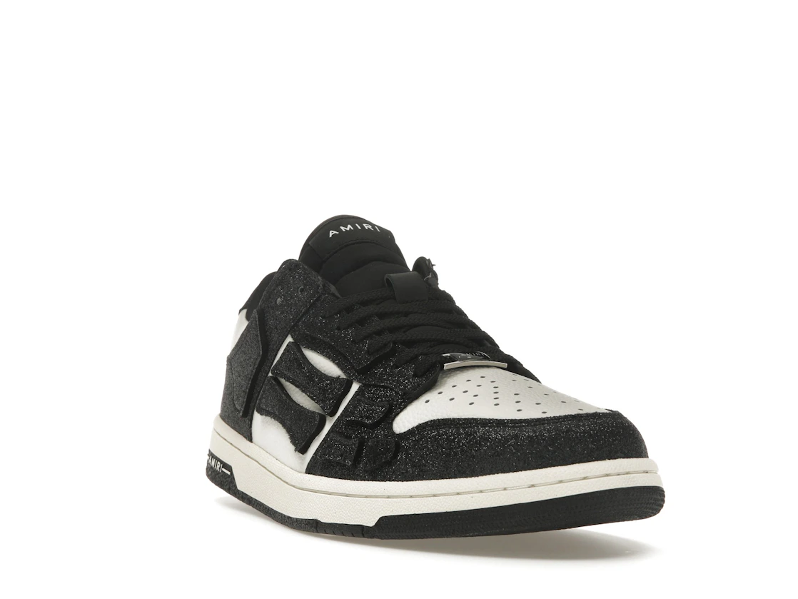 Vue 7 de AMIRI Skel Top Low Shimmer Black White