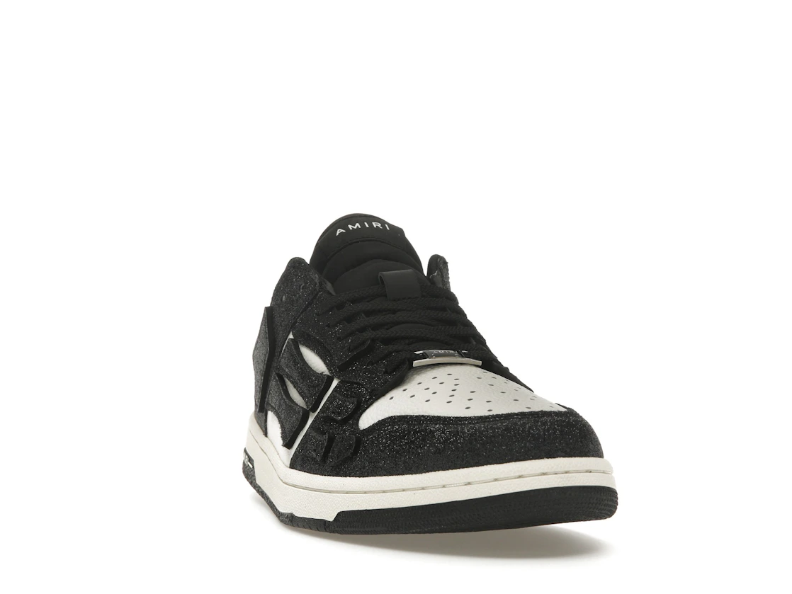 Vue 8 de AMIRI Skel Top Low Shimmer Black White