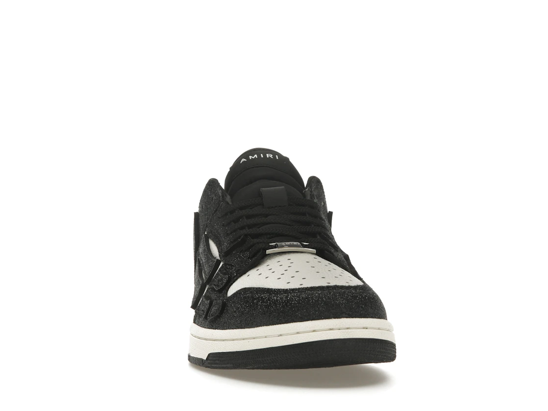 Vue 9 de AMIRI Skel Top Low Shimmer Black White