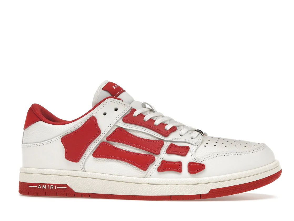 Vue 2 de AMIRI Skel Top Low White Red