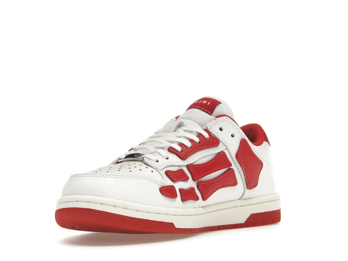 Vue 14 de AMIRI Skel Top Low White Red
