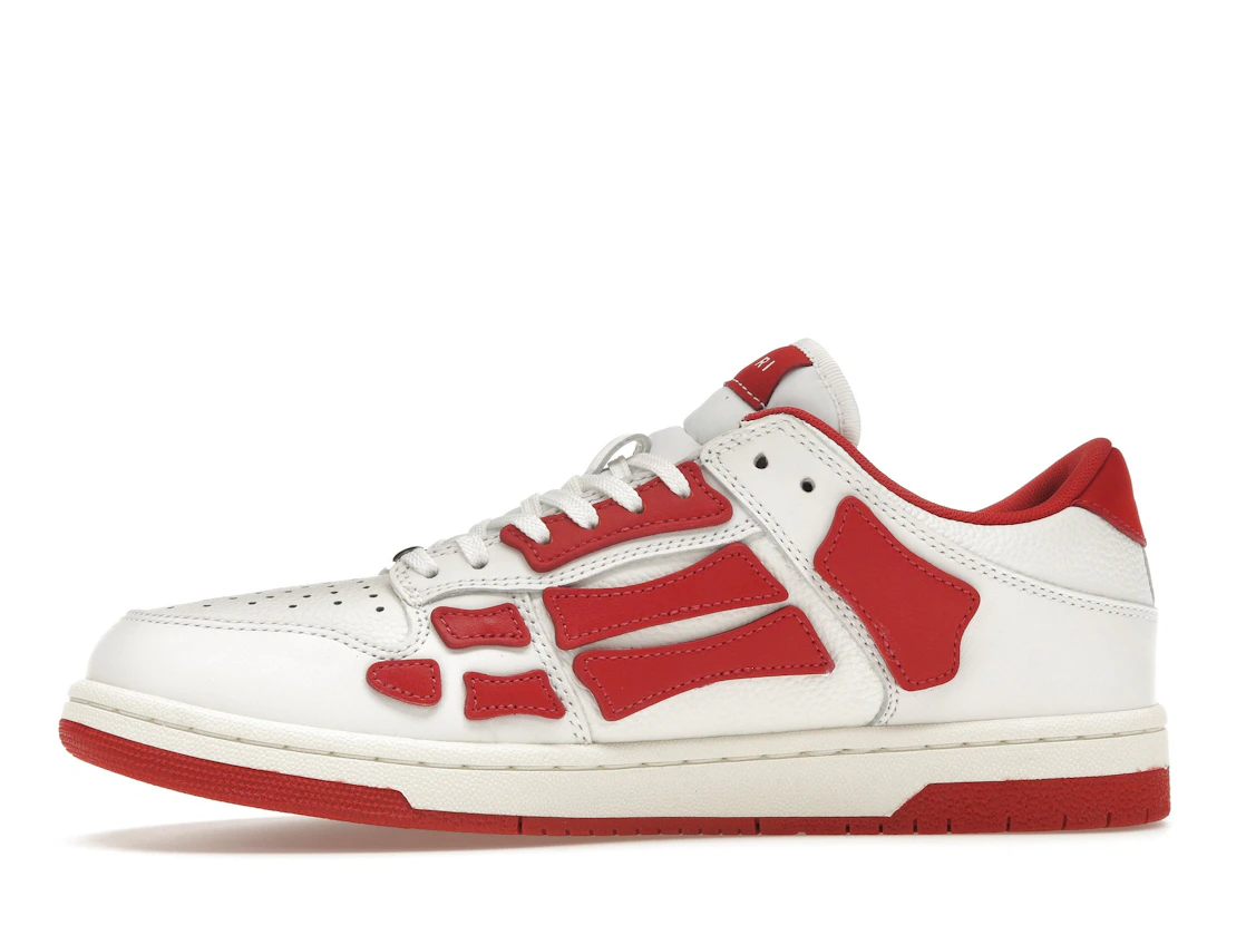 Vue 18 de AMIRI Skel Top Low White Red