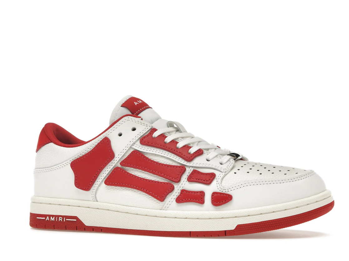 Vue 3 de AMIRI Skel Top Low White Red