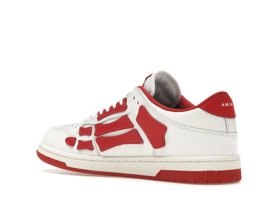 Vue 23 de AMIRI Skel Top Low White Red