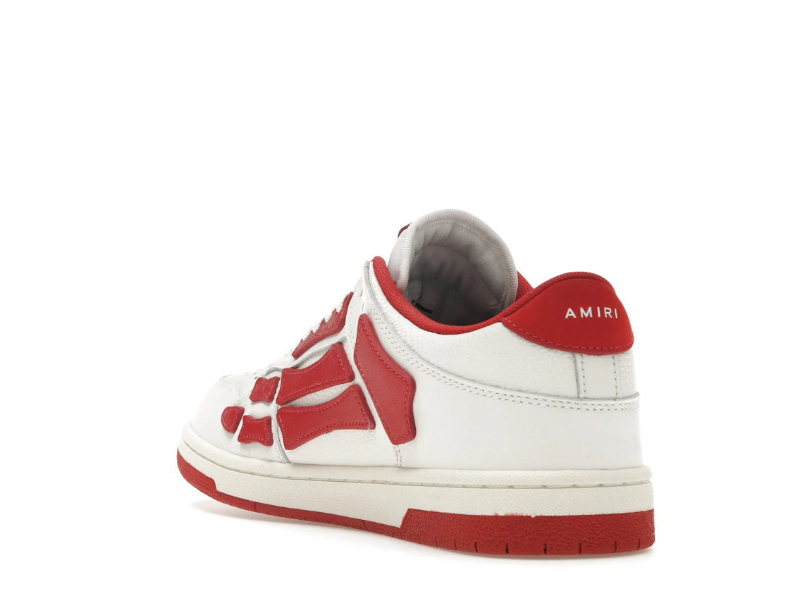 Vue 25 de AMIRI Skel Top Low White Red