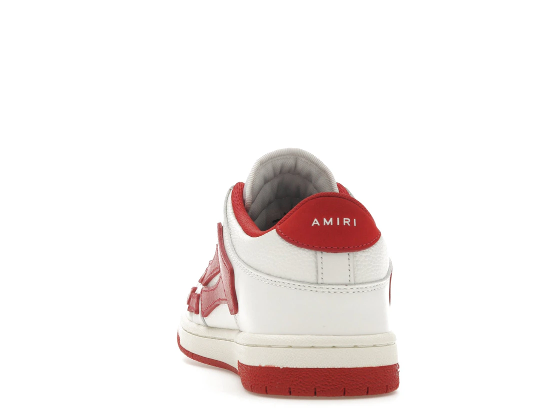 Vue 27 de AMIRI Skel Top Low White Red