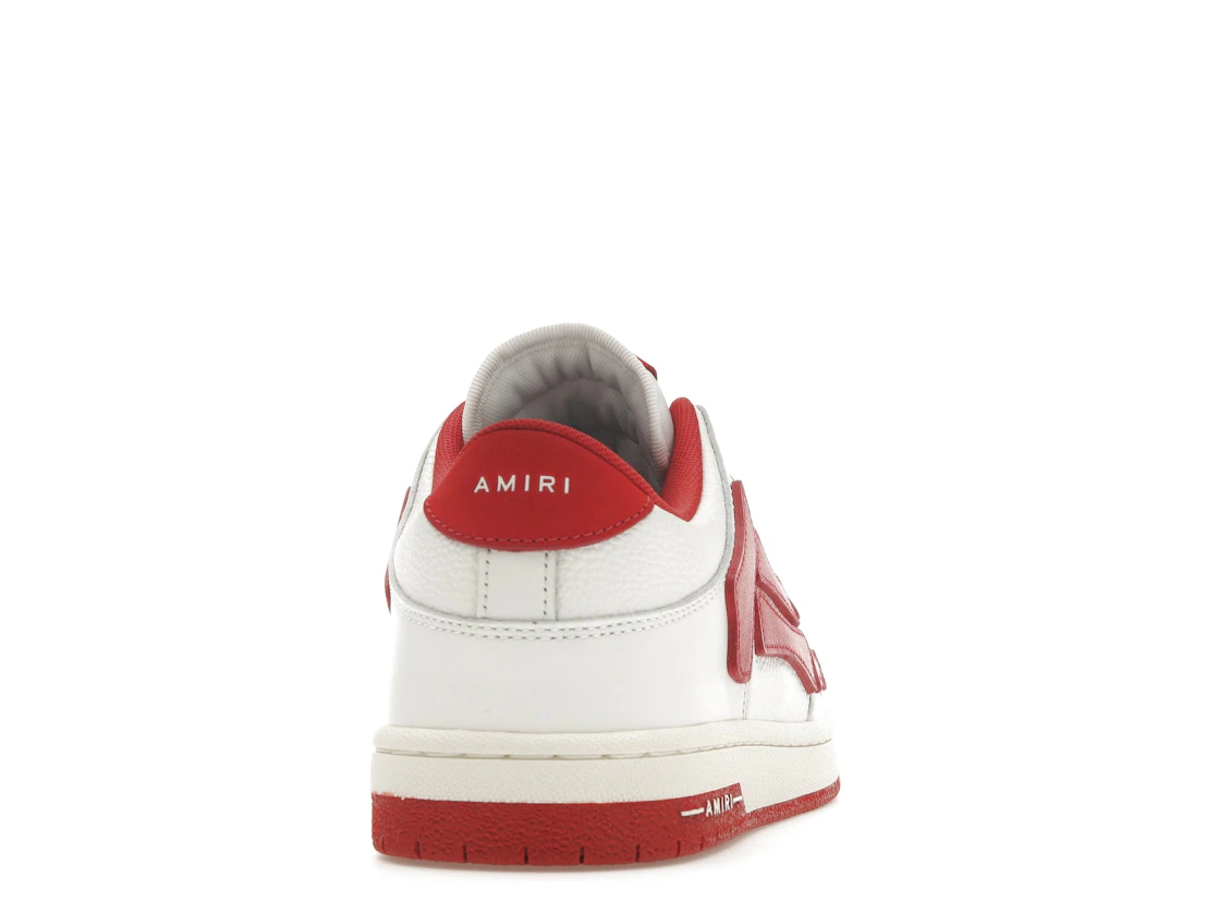 Vue 29 de AMIRI Skel Top Low White Red