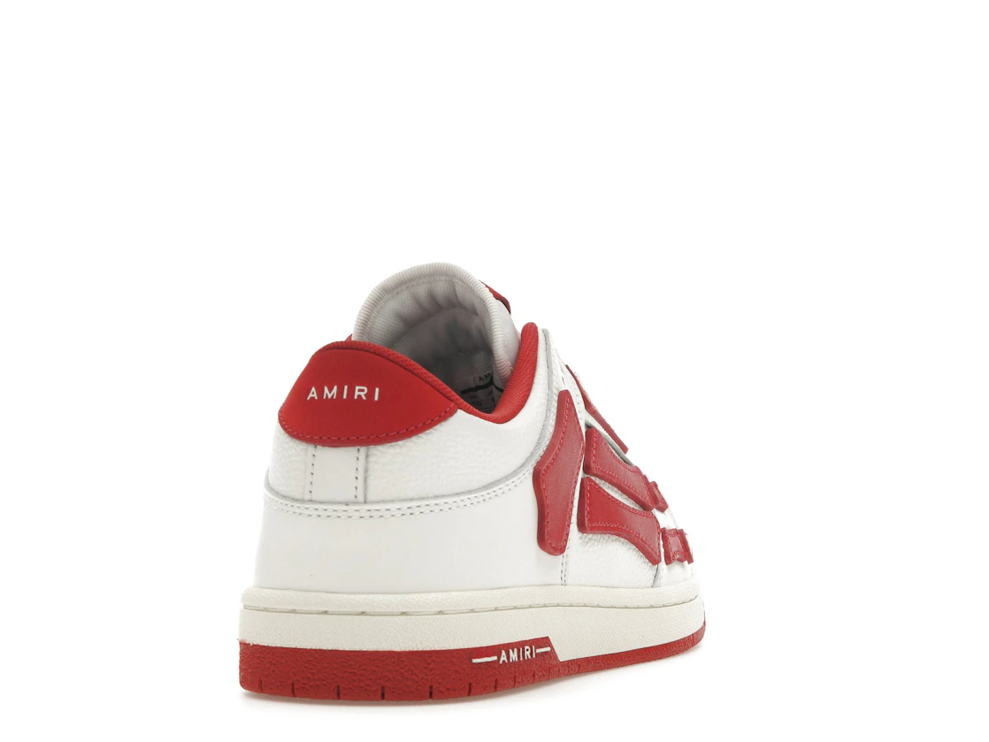 Vue 30 de AMIRI Skel Top Low White Red