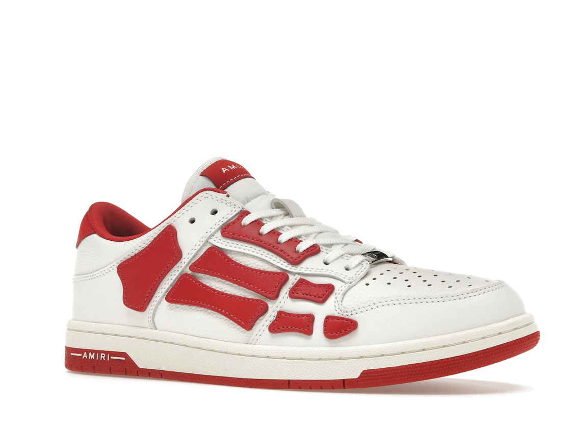 Vue 4 de AMIRI Skel Top Low White Red