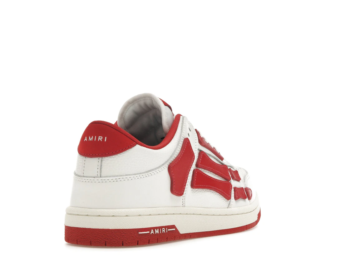 Vue 31 de AMIRI Skel Top Low White Red