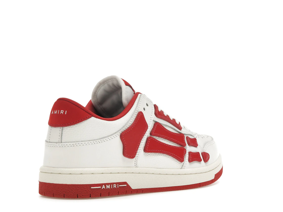 Vue 32 de AMIRI Skel Top Low White Red