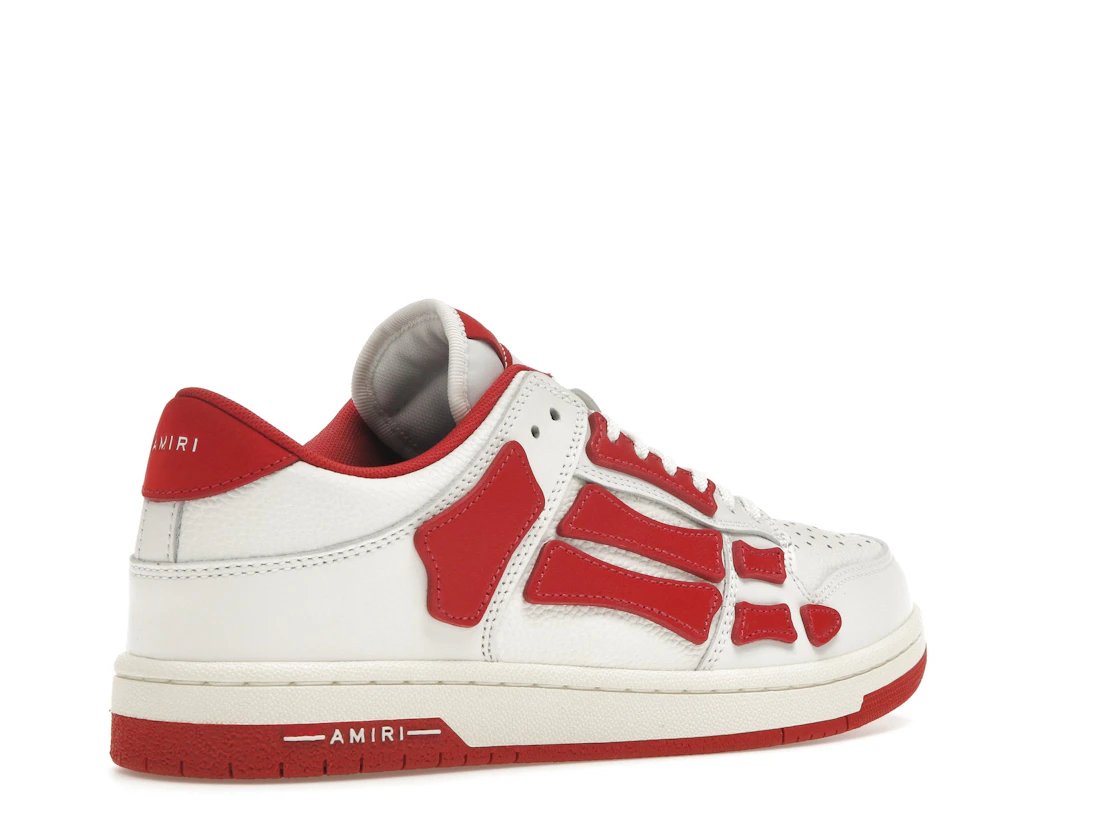 Vue 33 de AMIRI Skel Top Low White Red
