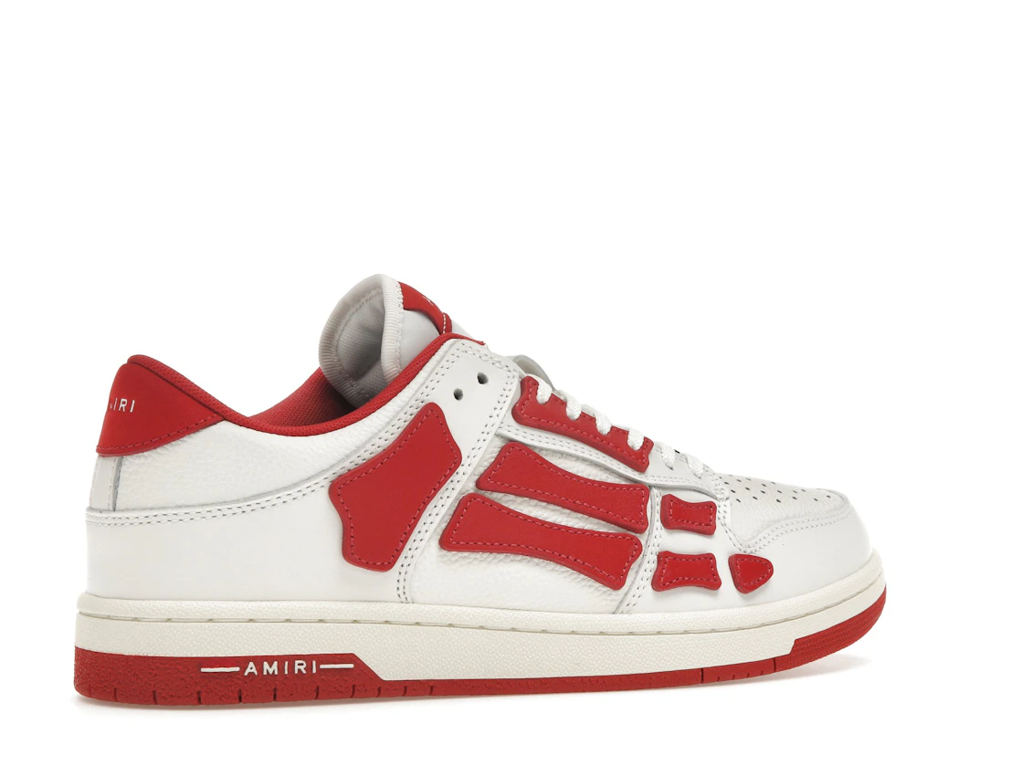 Vue 34 de AMIRI Skel Top Low White Red