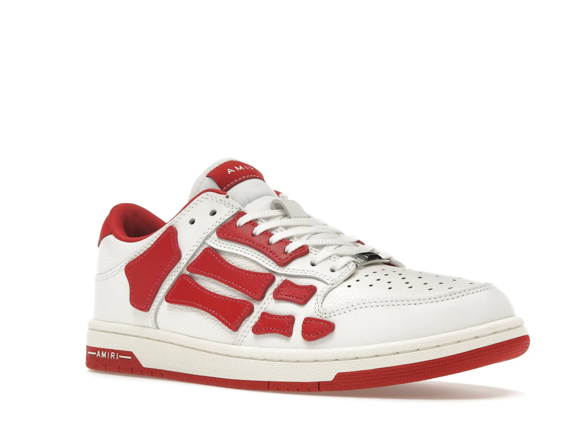 Vue 5 de AMIRI Skel Top Low White Red