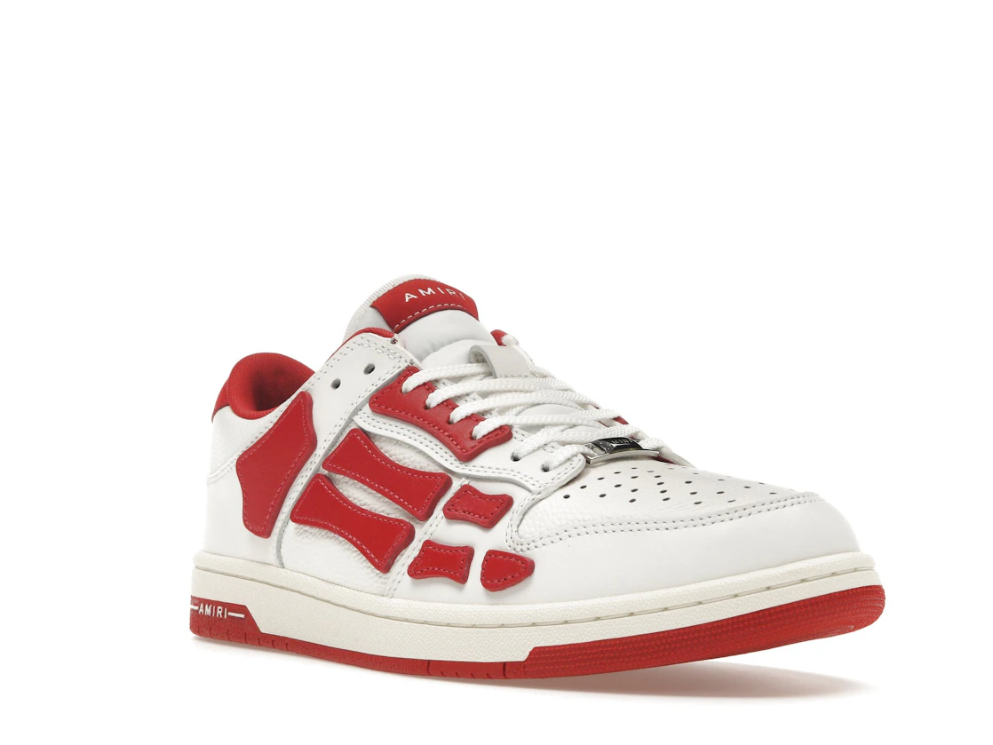 Vue 6 de AMIRI Skel Top Low White Red