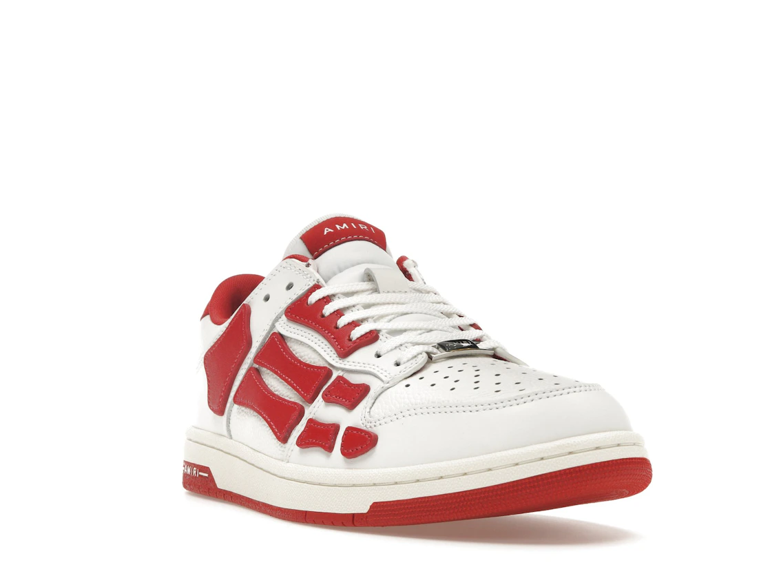 Vue 7 de AMIRI Skel Top Low White Red